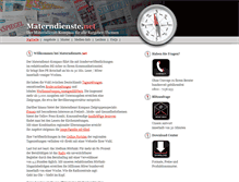 Tablet Screenshot of materndienste.net